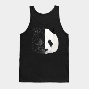 Geometric Panda Tank Top